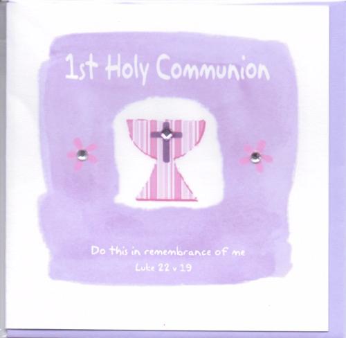 POTTY MOUSE - 1ST HOLY COMMUNION GREETINGS CARD