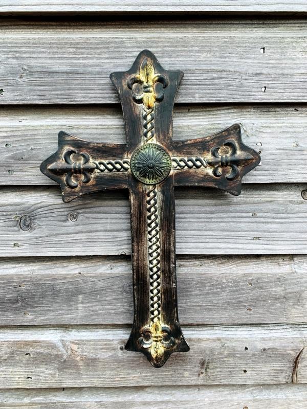 Large Gothic Wall Cross