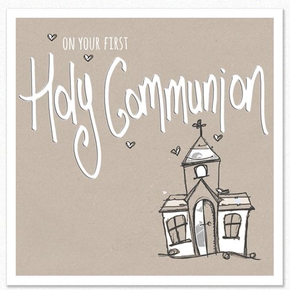 Tracey Russell Greetings Card First Holy Communion