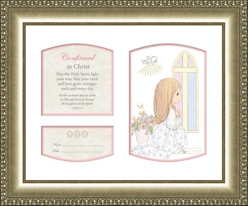Precious Moments Confirmation Frame - Girl