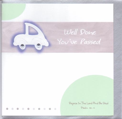 Potty Mouse Well Done You've Passed Greetings Card