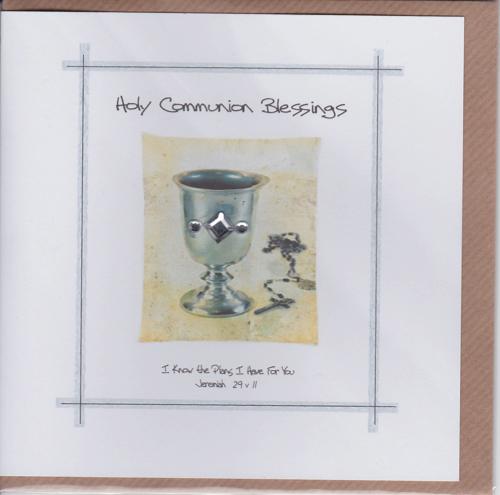 Potty Mouse Holy Communion Blessings Greetings Card