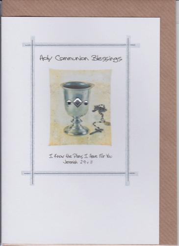 Potty Mouse Holy Communion Blessings Greetings Card