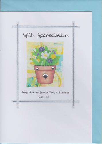 Potty Mouse With Appreciation  Greetings Card