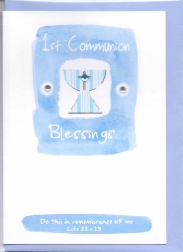 POTTY MOUSE - 1ST COMMUNION BLESSINGS GREETINGS CARD
