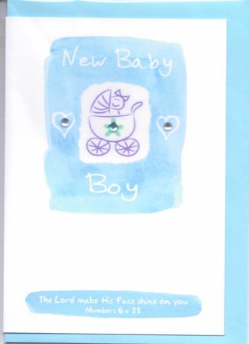 POTTY MOUSE - NEW BABY BOY GREETINGS CARD