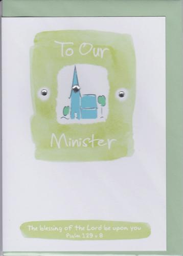 Potty Mouse - To Our Minister Greetings Card