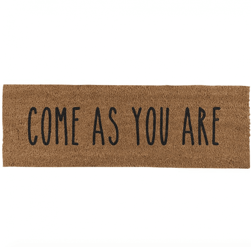 Come As You Are Door Mat