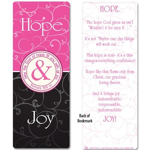 Hope &amp; Joy Bookmark