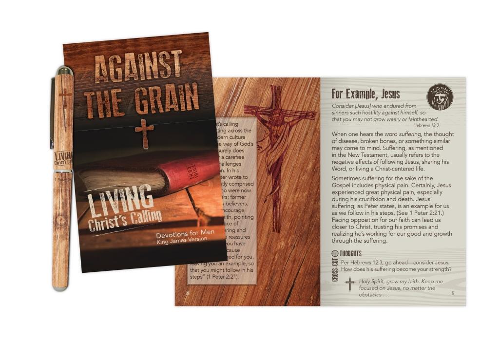 Against The Grain Devotional Book &amp; Pen Gift Set (KJV)