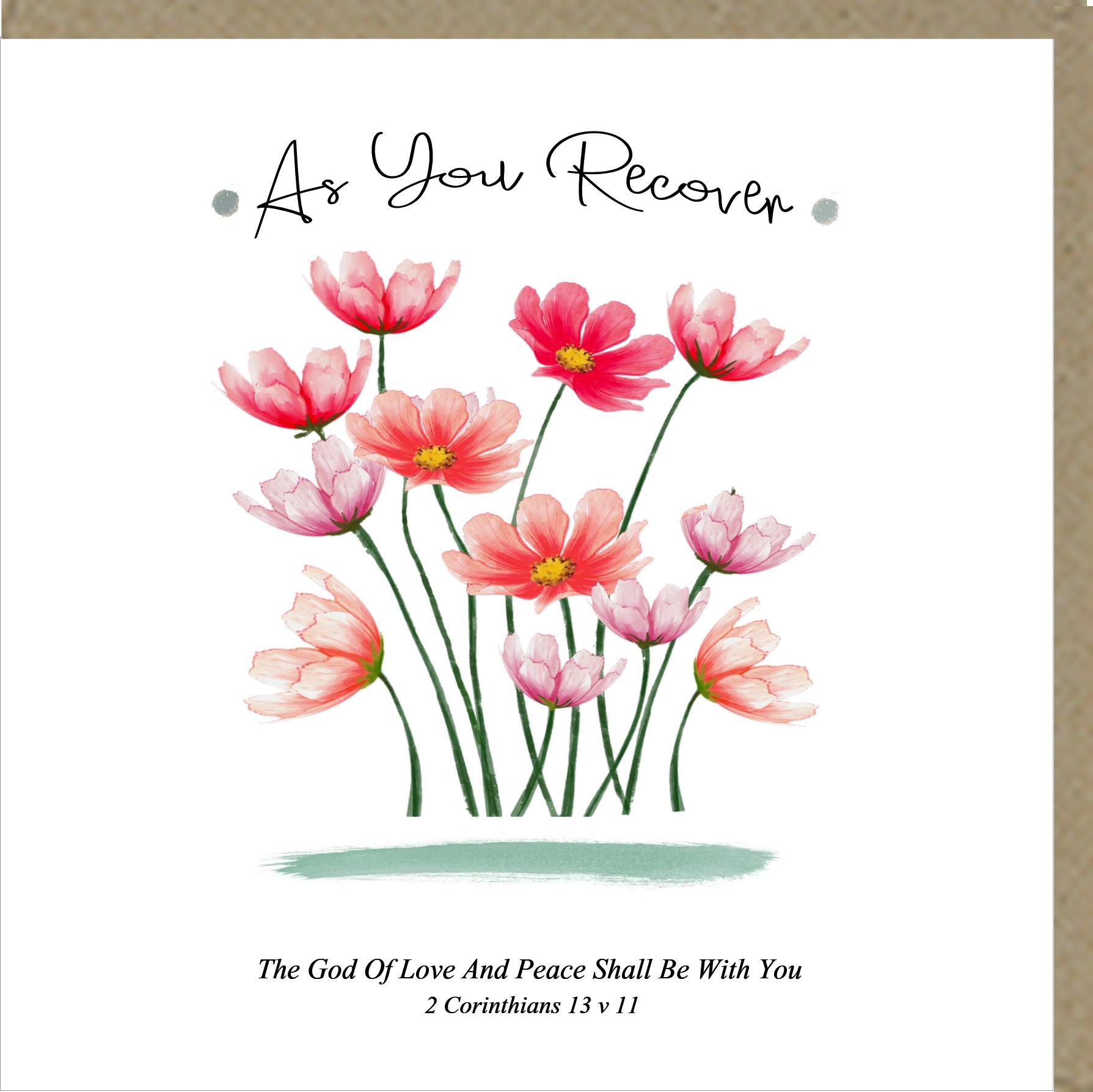 As You Recover Greetings Card