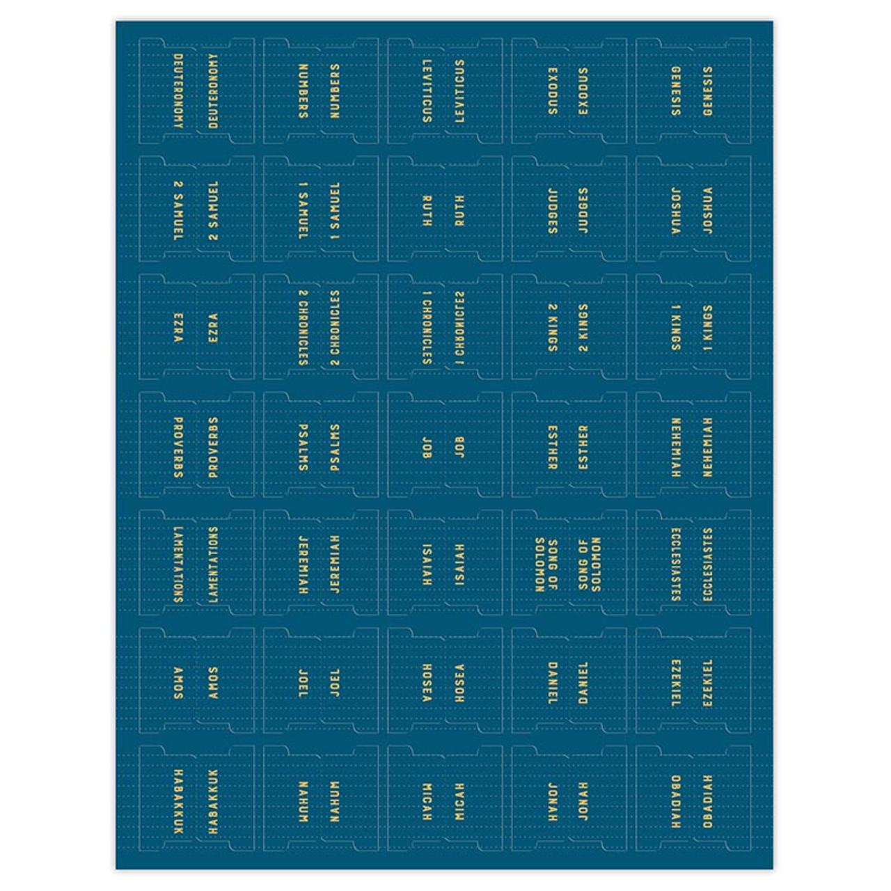 Navy Bible Tabs