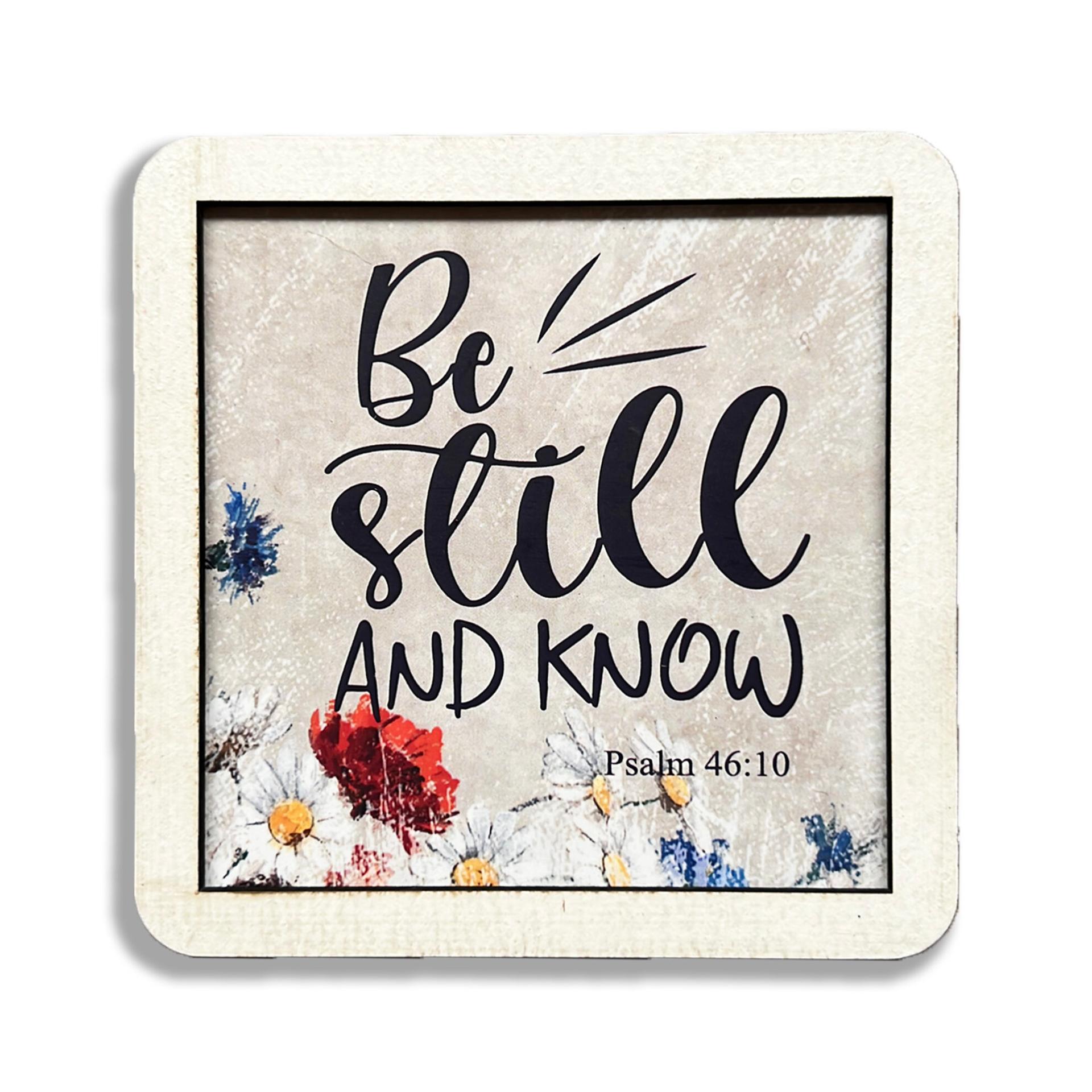 Set of 6 Coasters - Be still and know