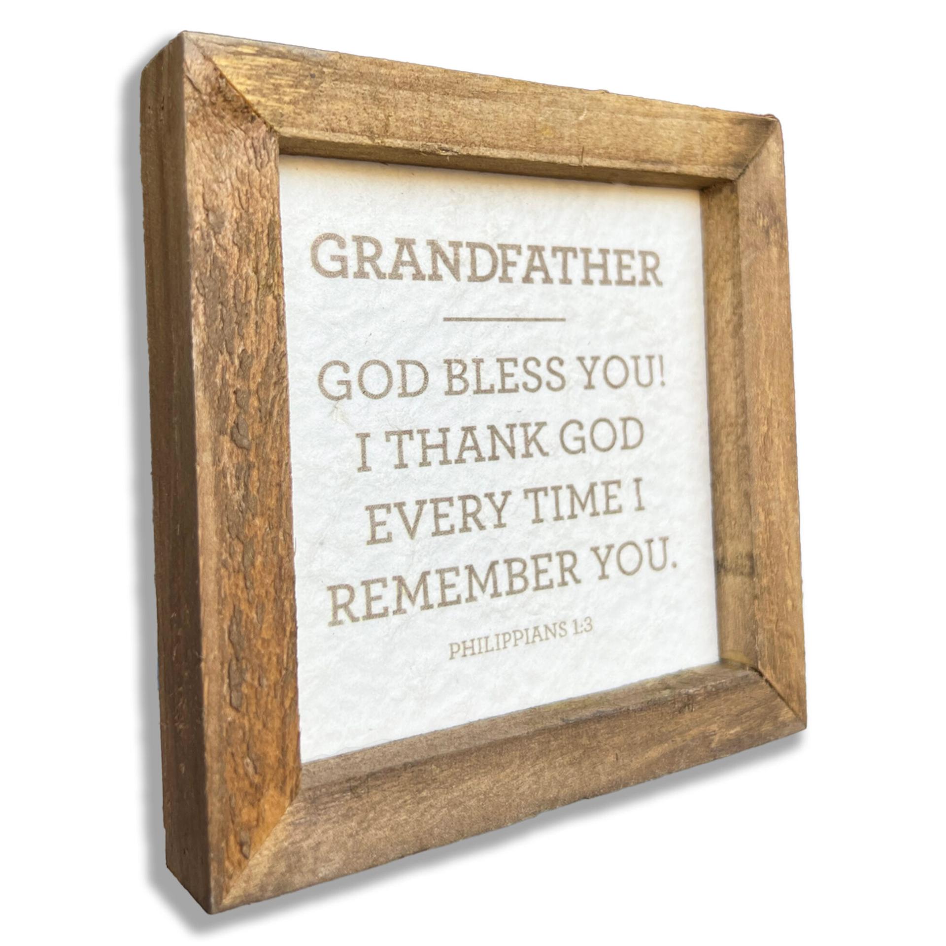 Grandfather Plaque