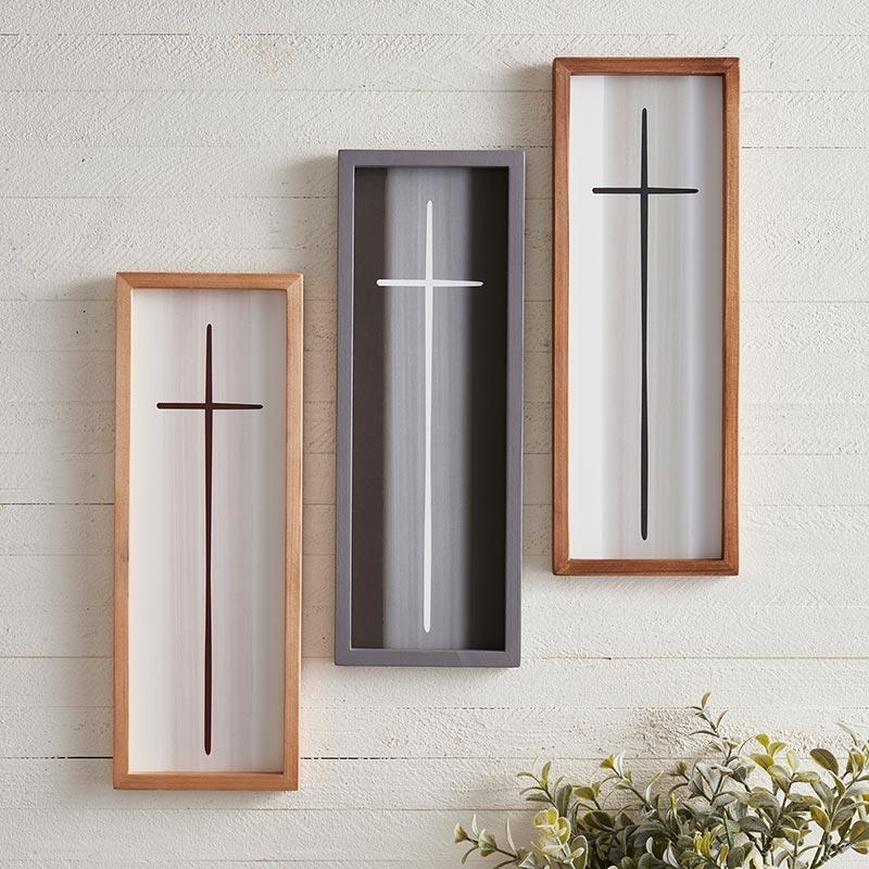 Framed Cross - Black/Gray