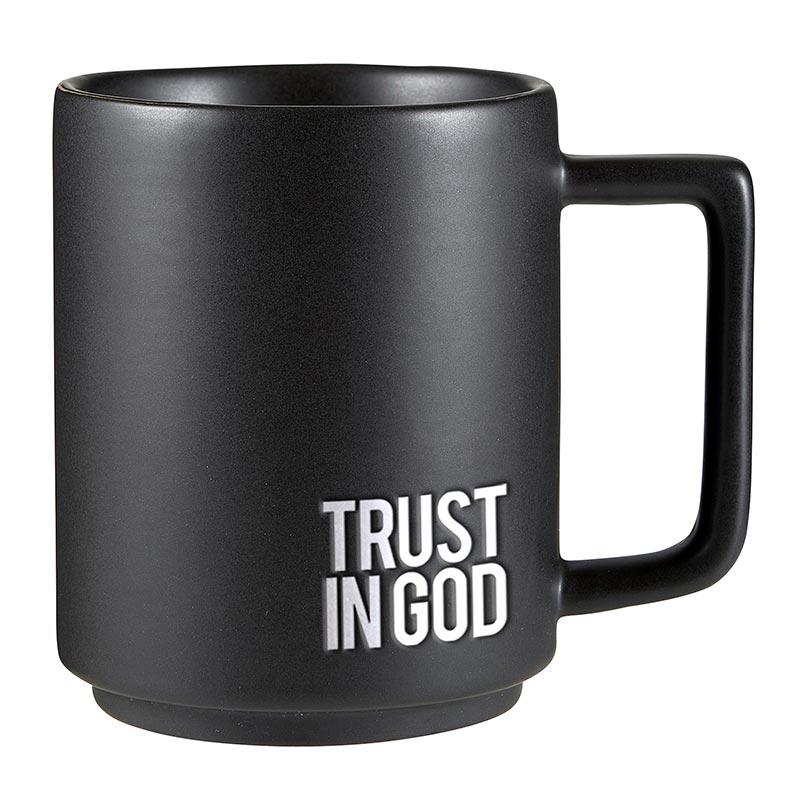 Matte Café Mug - Trust in God