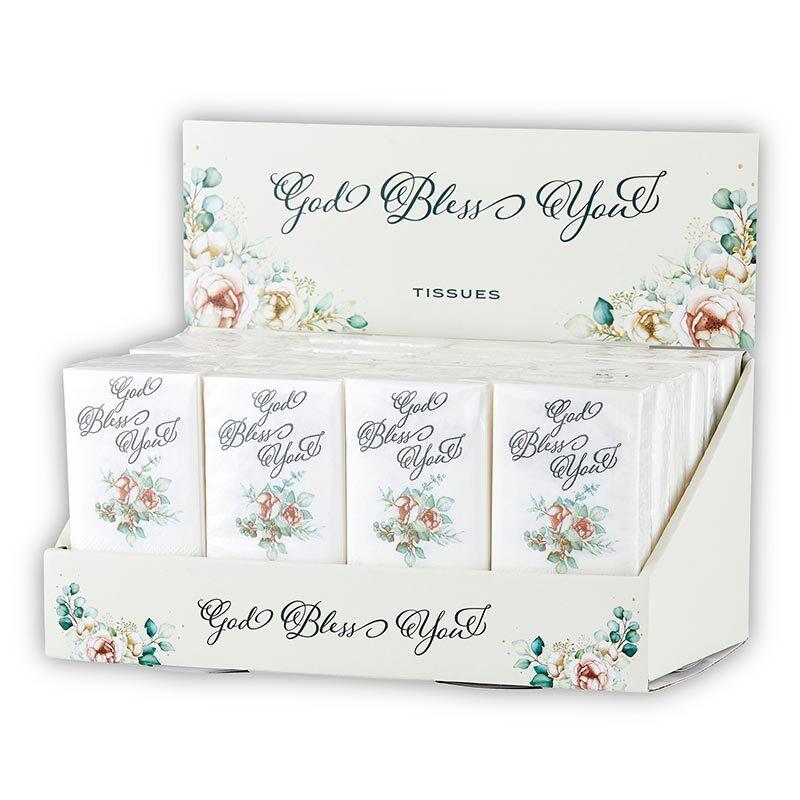 Tissue Packs Display - Floral
