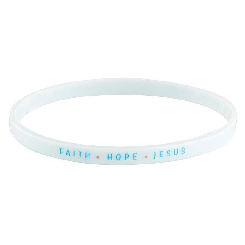 Silicone Bracelet - God Is Faithful - 4 Pack