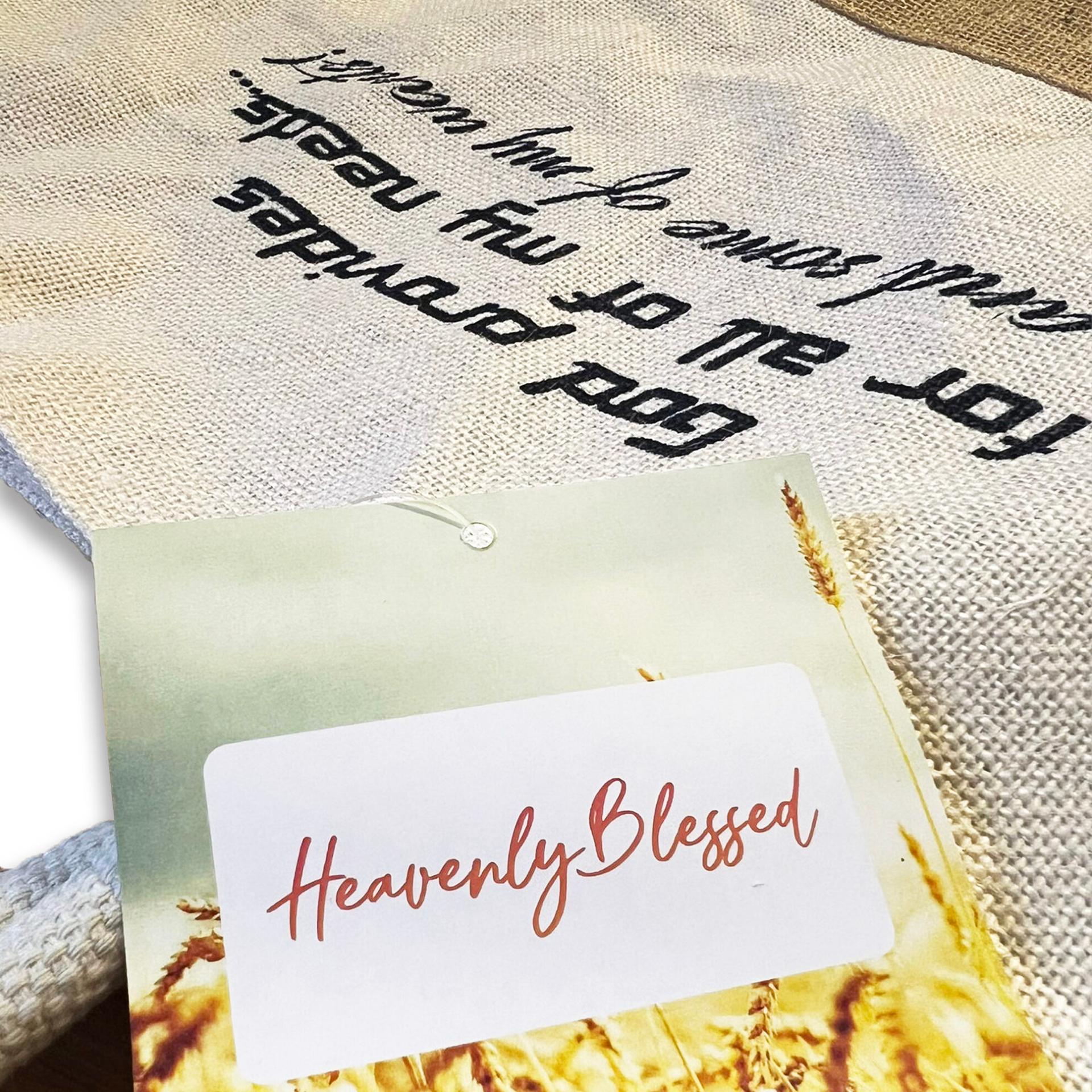 God Provides Jute Tote Bag