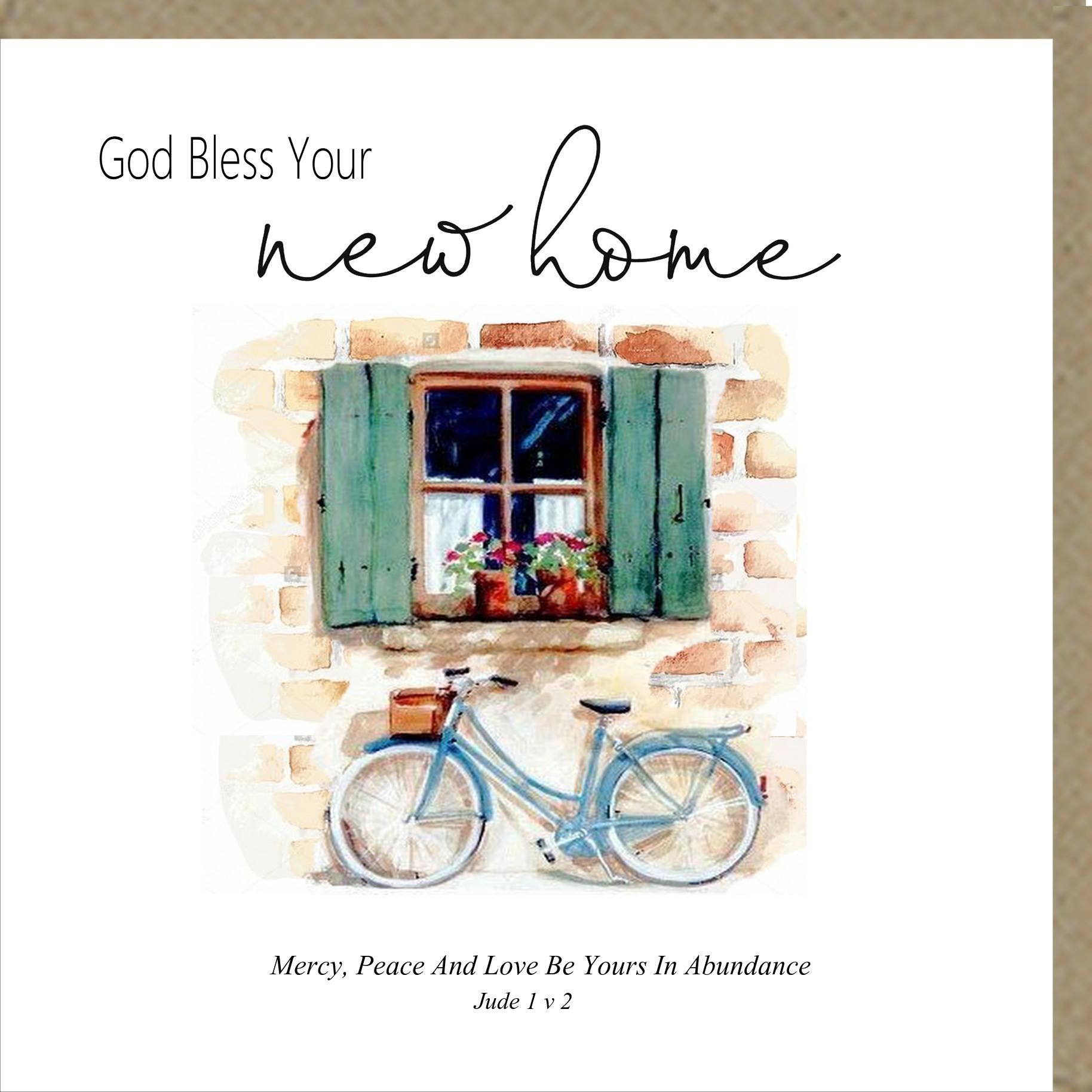 God Bless Your New Home - Greetings Card