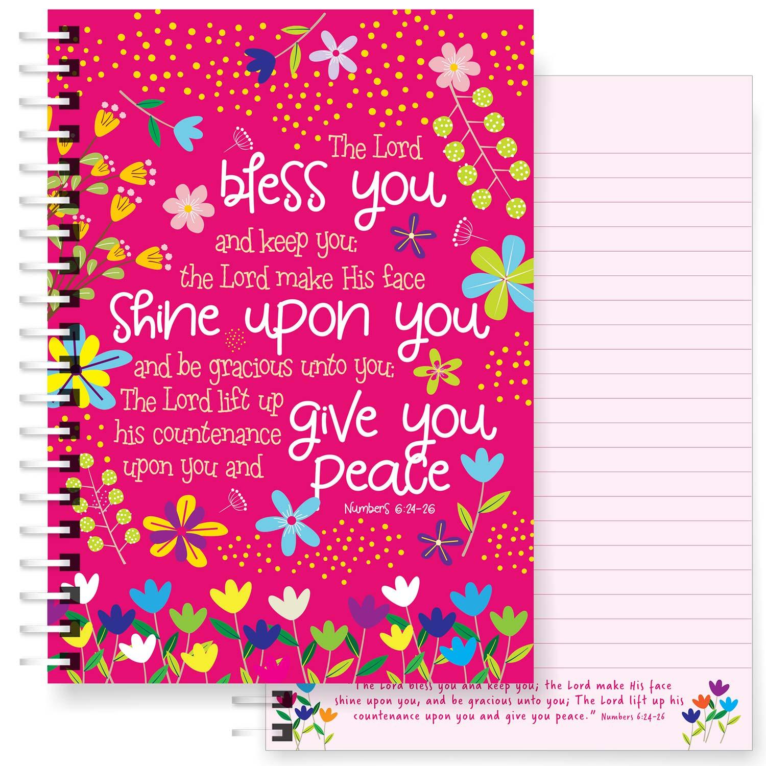 Bless You Pink A5 Notebook
