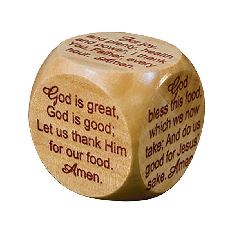 Boxed Mealtime Prayer Cube
