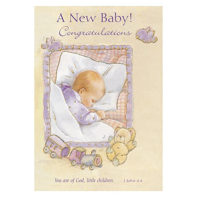 Birth Congratulations Greetings Card