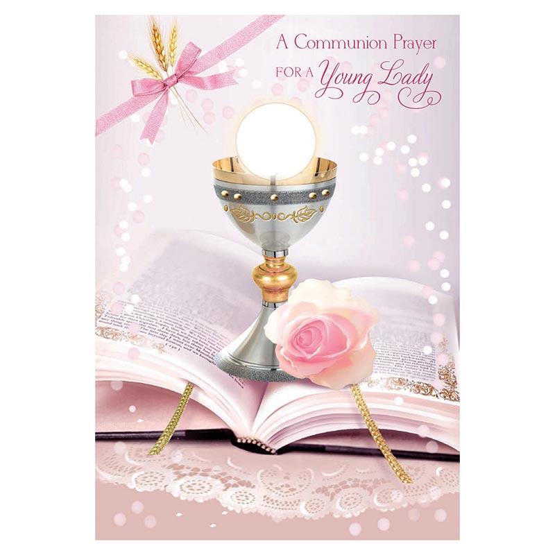 Girl Communion Greetings Card