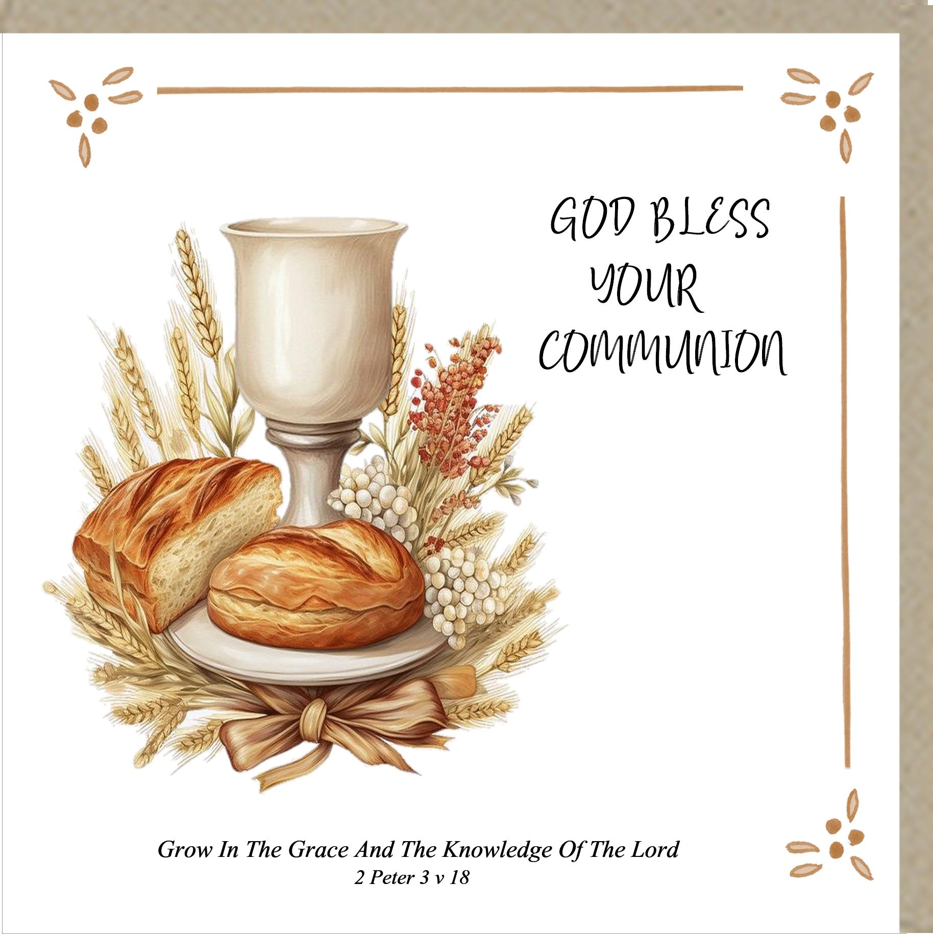 God Bless Your Holy Communion  - Greetings Card