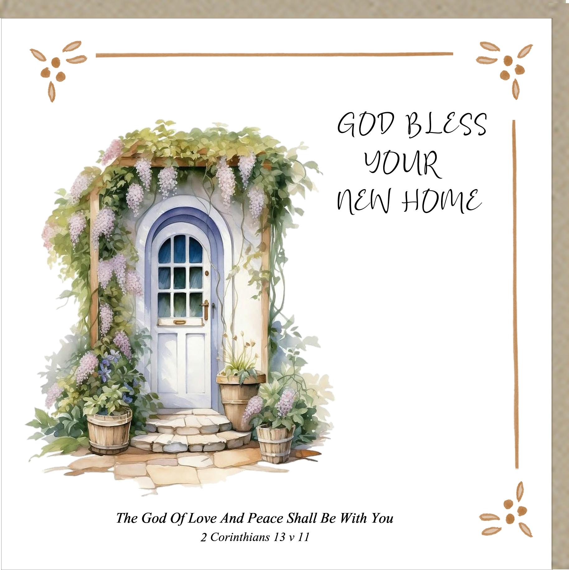 God Bless Your New Home  - Greetings Card
