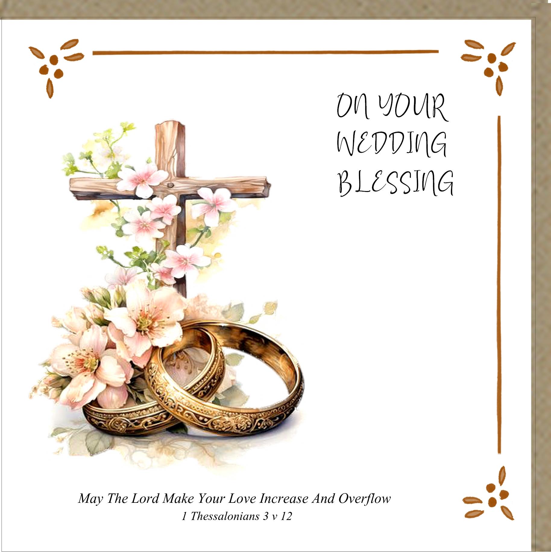 On Your Wedding Blessing Greetings Card