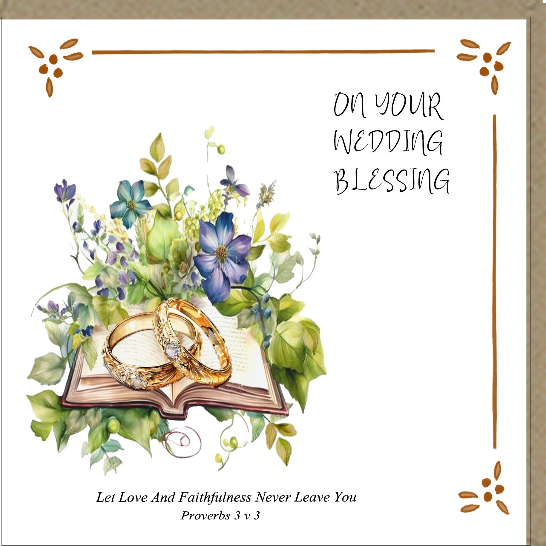 On Your Wedding Blessing Greetings Card