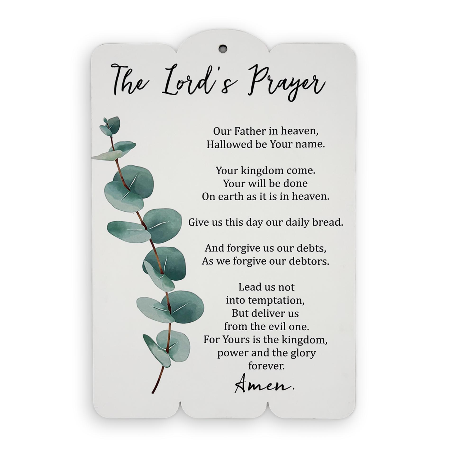 Wooden Wall Plaque – “The Lord’s Prayer”
