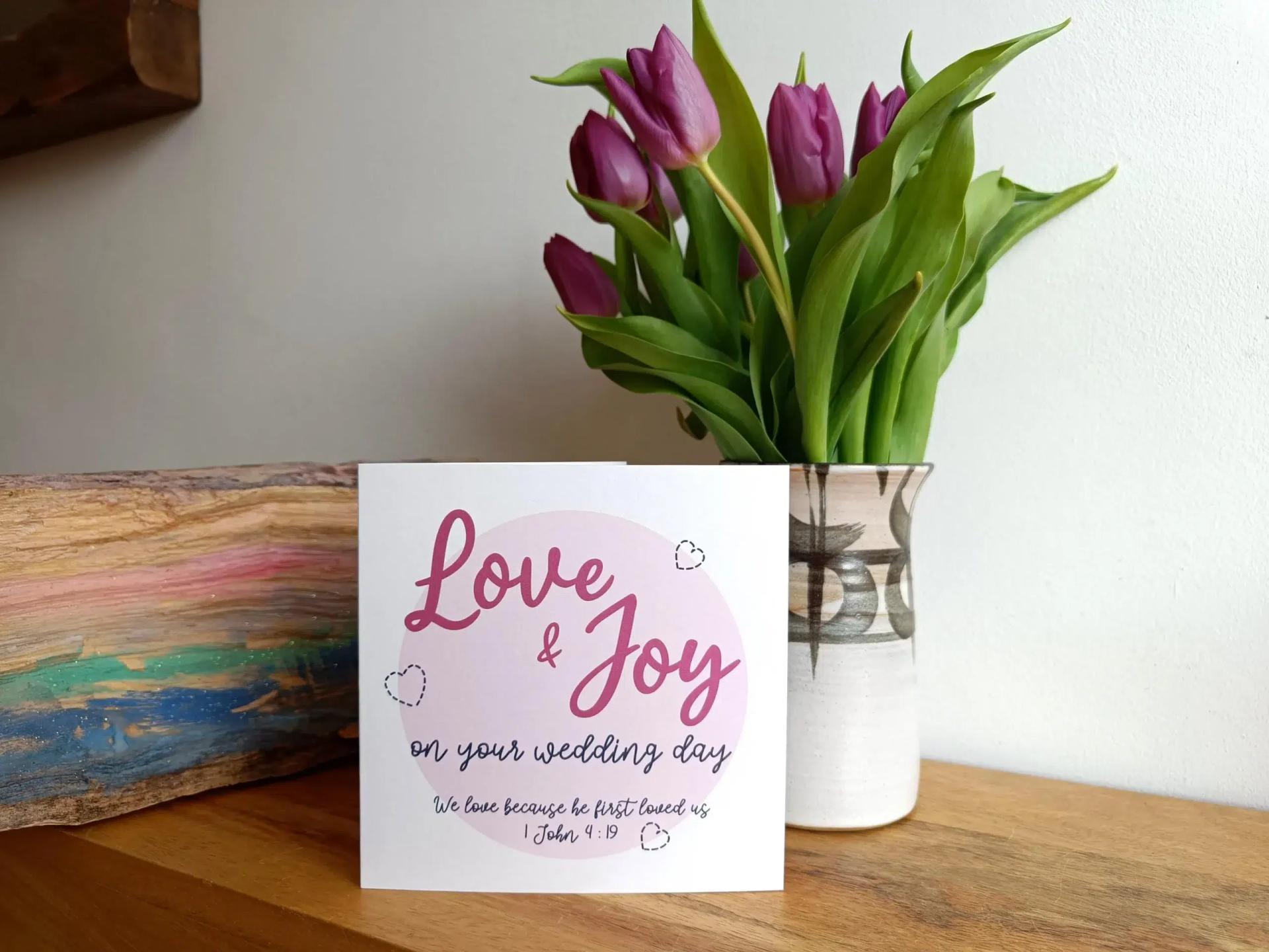 Wedding Day Greetings Card