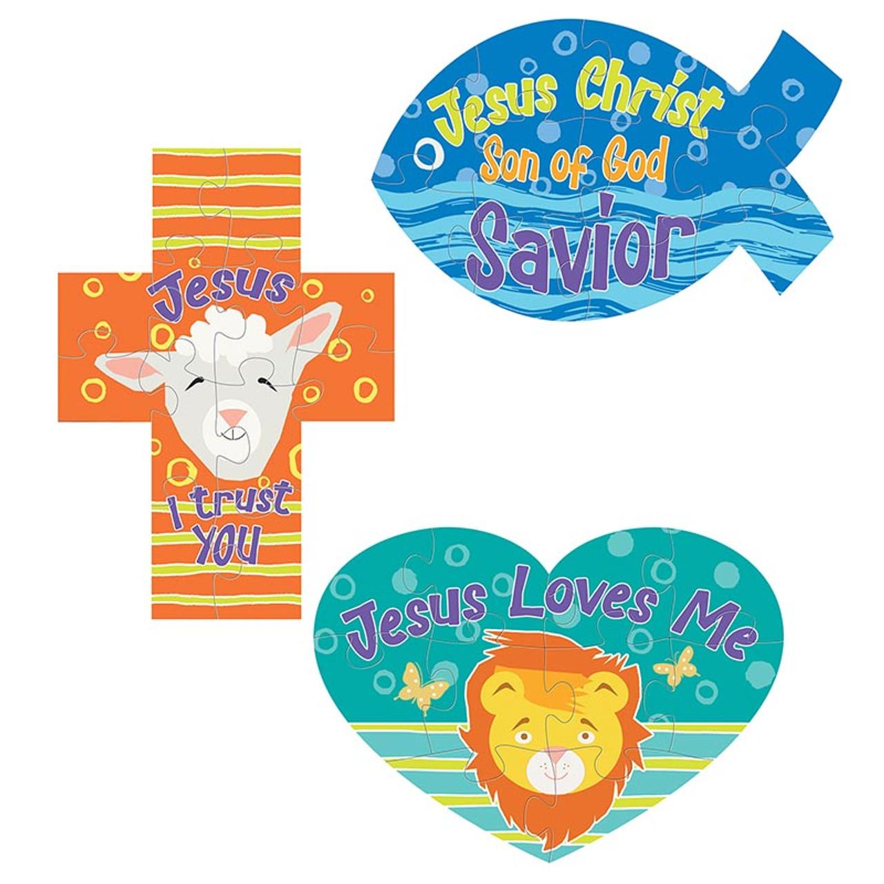 Jesus Loves Me Magnetic Puzzle Assortment (3 Asst)