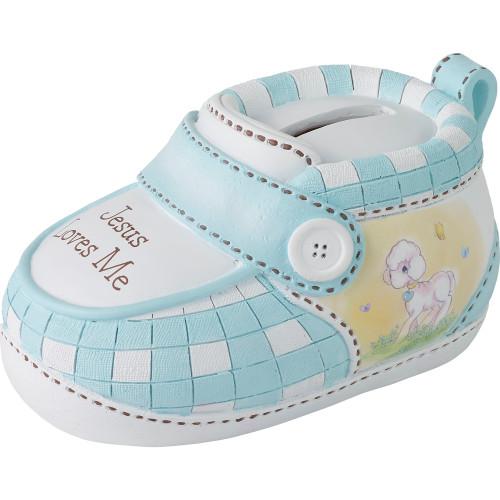 Jesus Loves Me Blue Bootie Bank