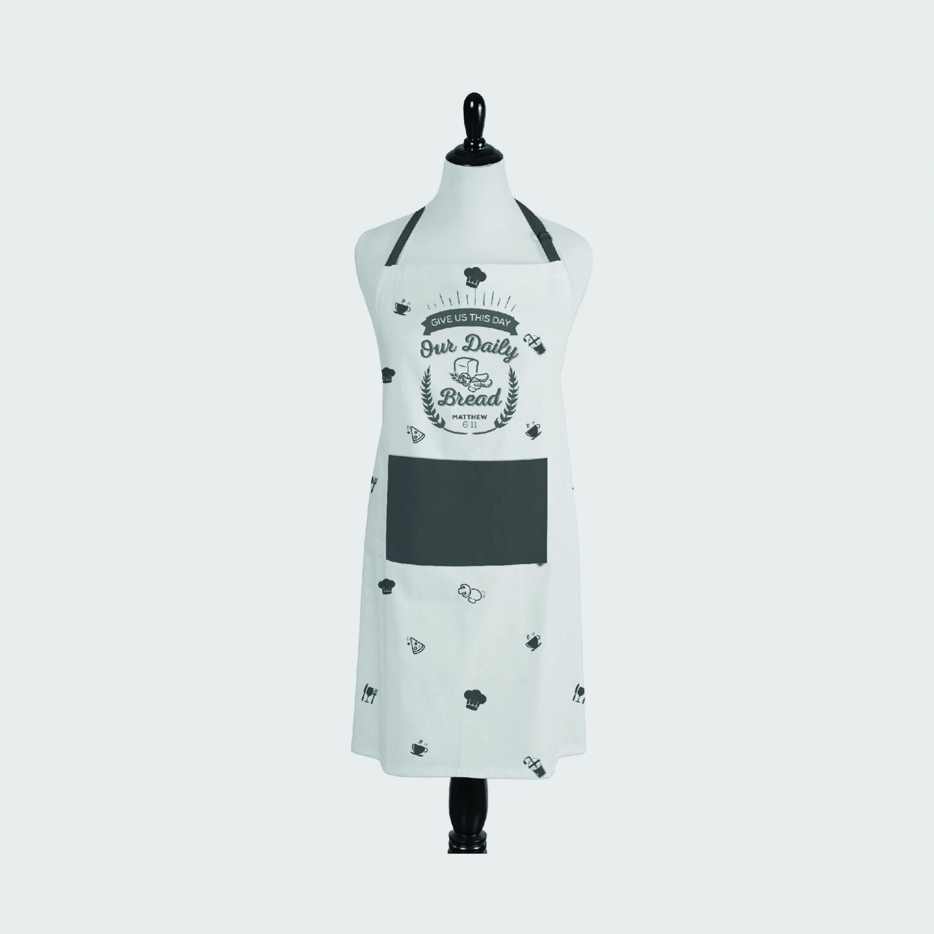 Apron - Give us this day our daily bread. Matthew 6:11