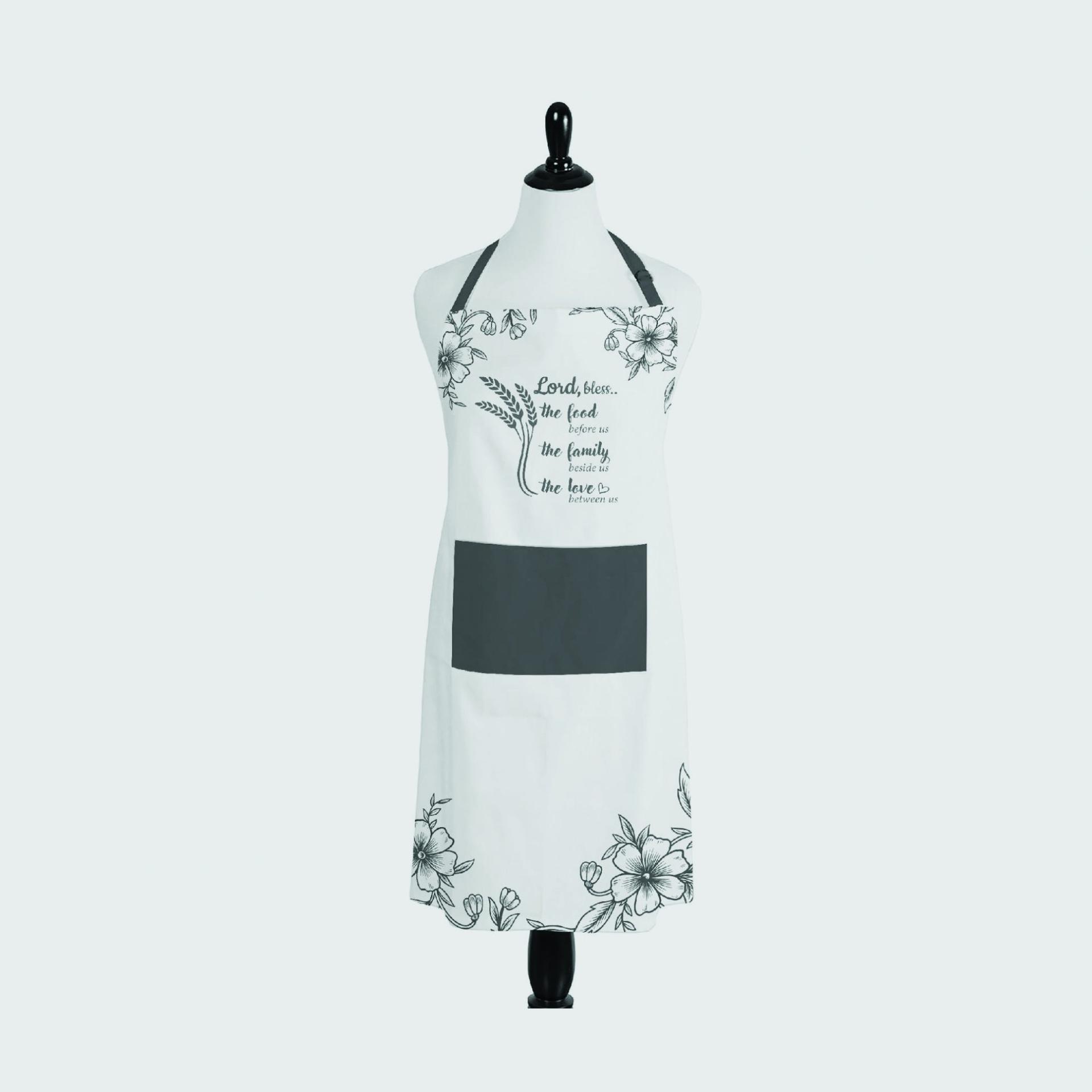Apron - Lord bless the food before us, the family beside us and the love between us.
