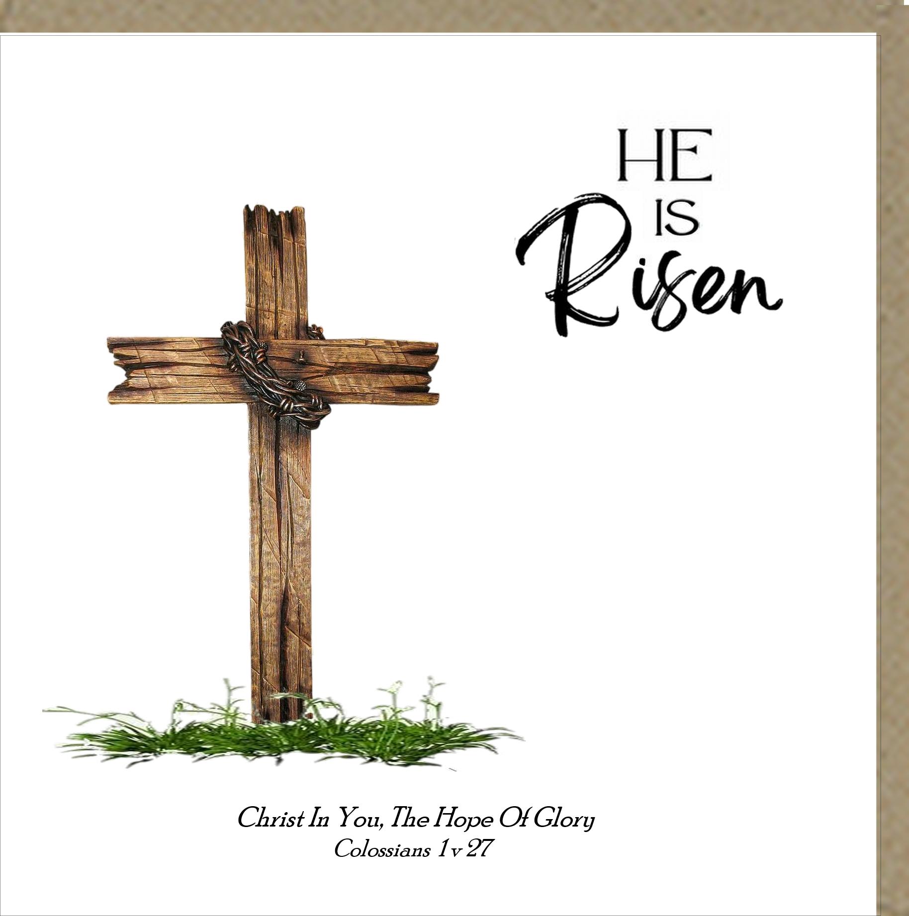 He Is Risen Greetings Card