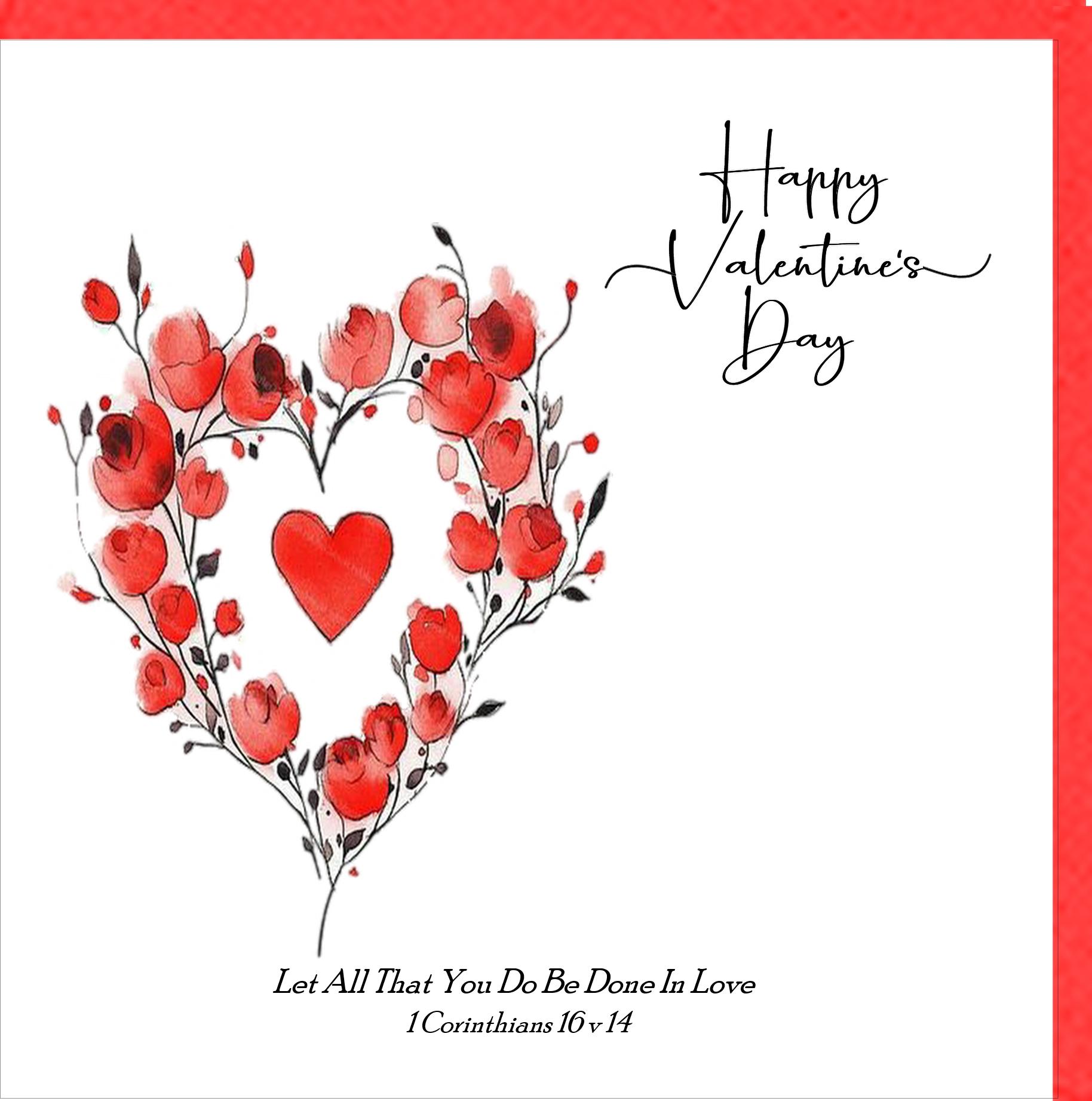 Happy Valentine's Day Greetings Card