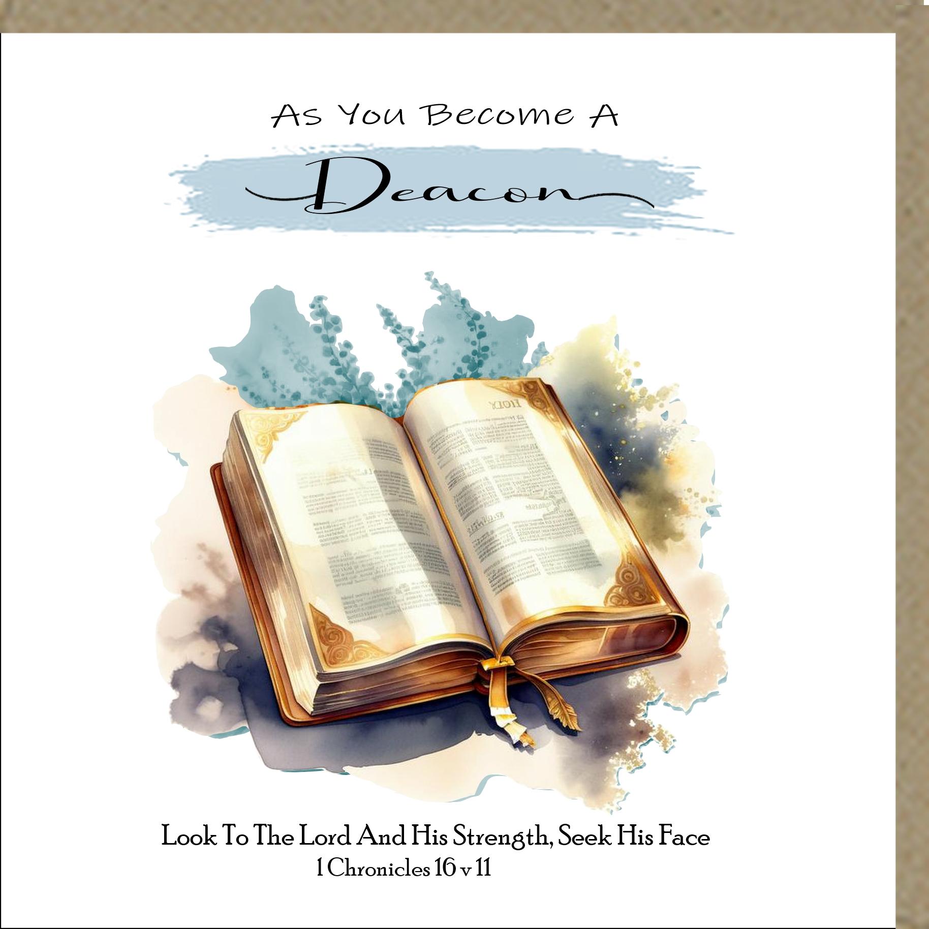 As You Become A Deacon Greeting Cards