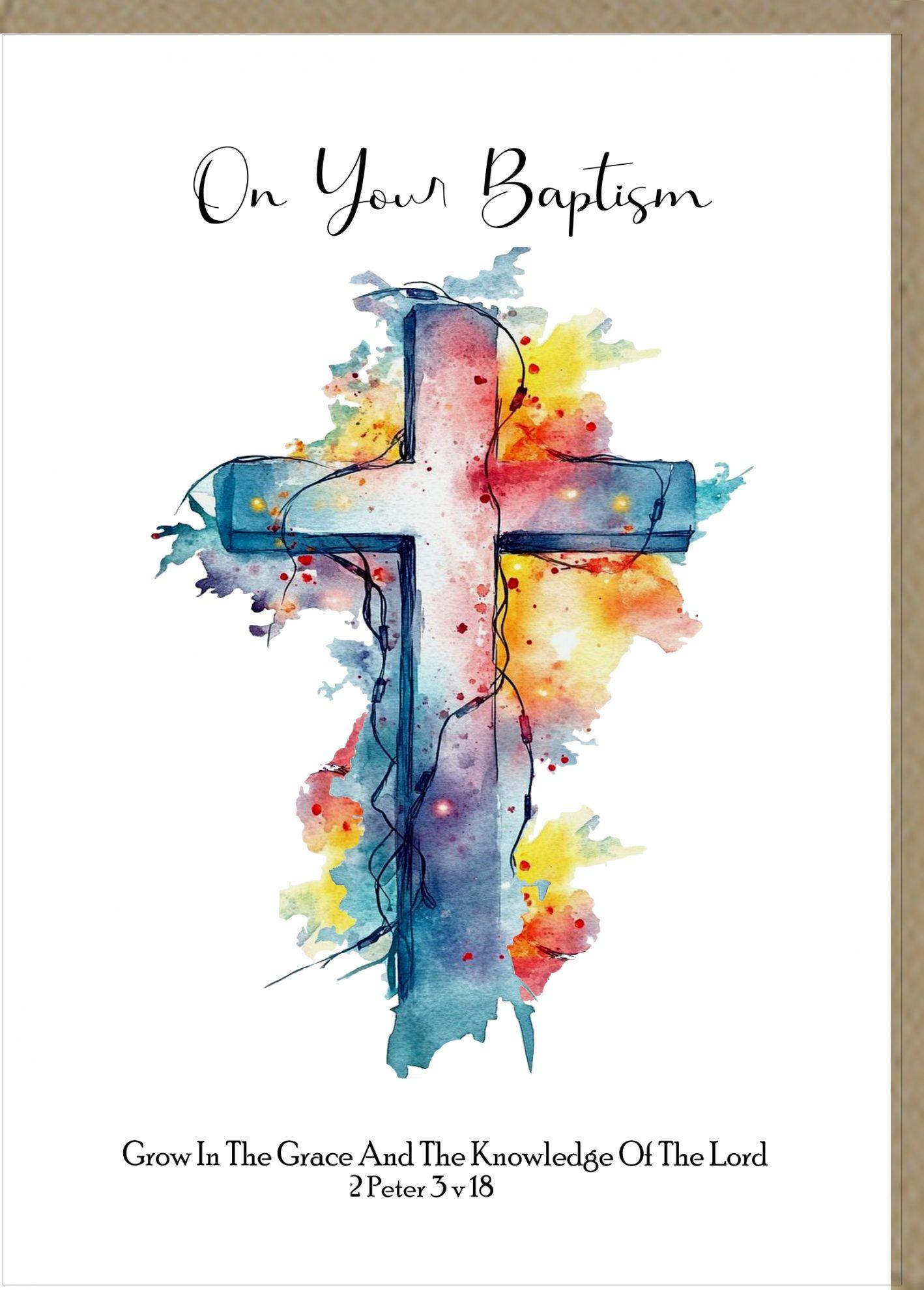 On Your Baptism Greeting Cards