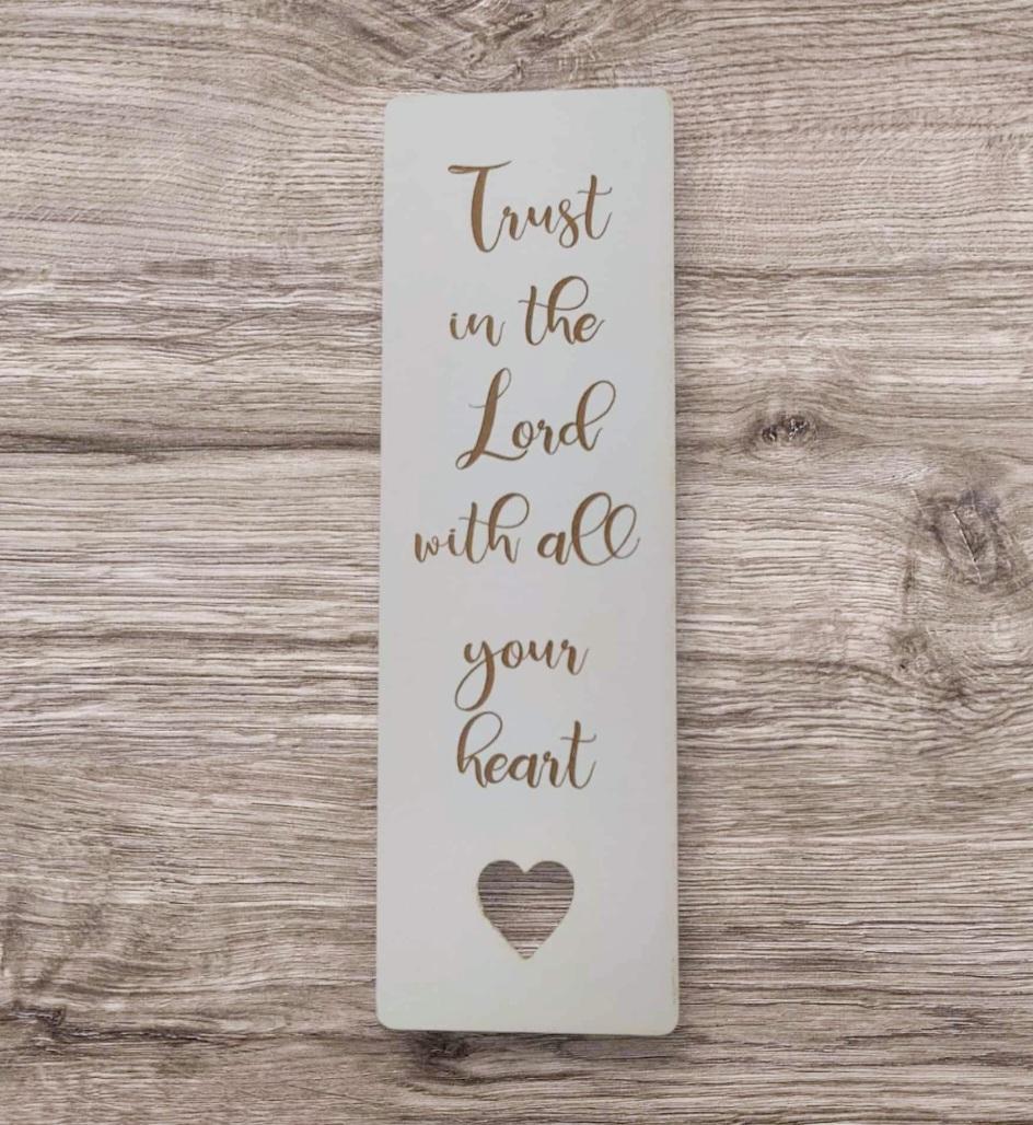 Bookmark Trust in the lord with all your heart