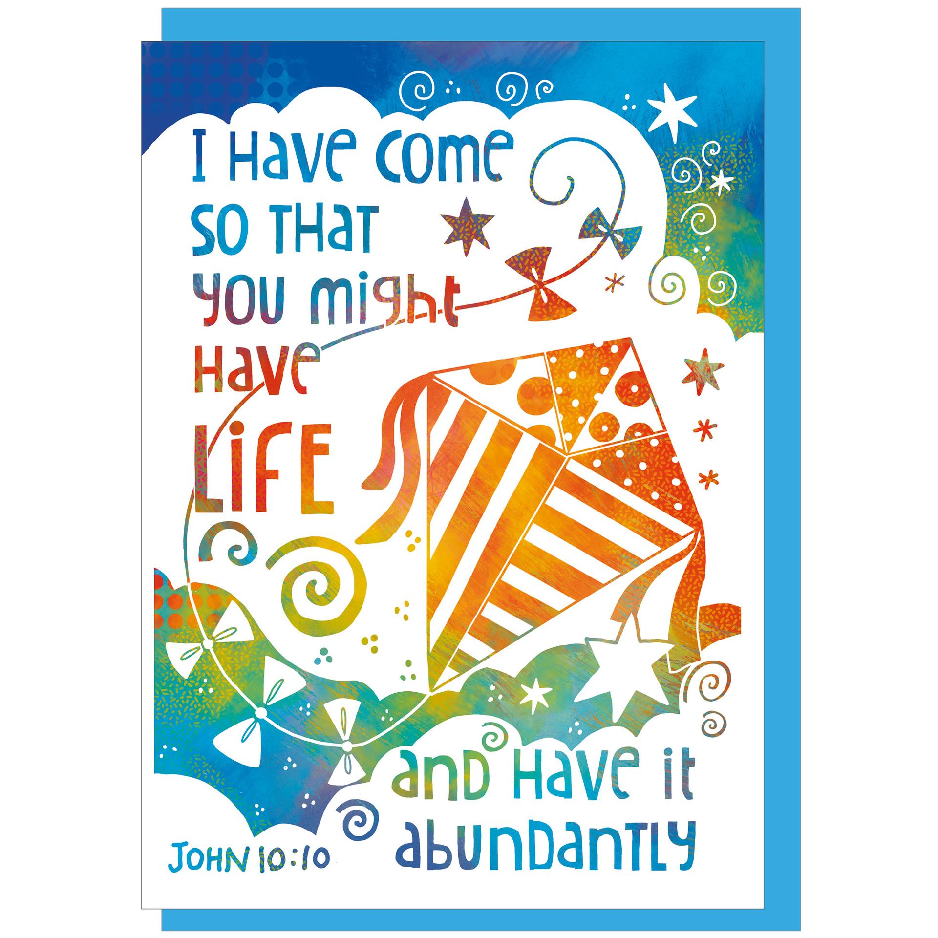 Abundant Life Encouragement Card