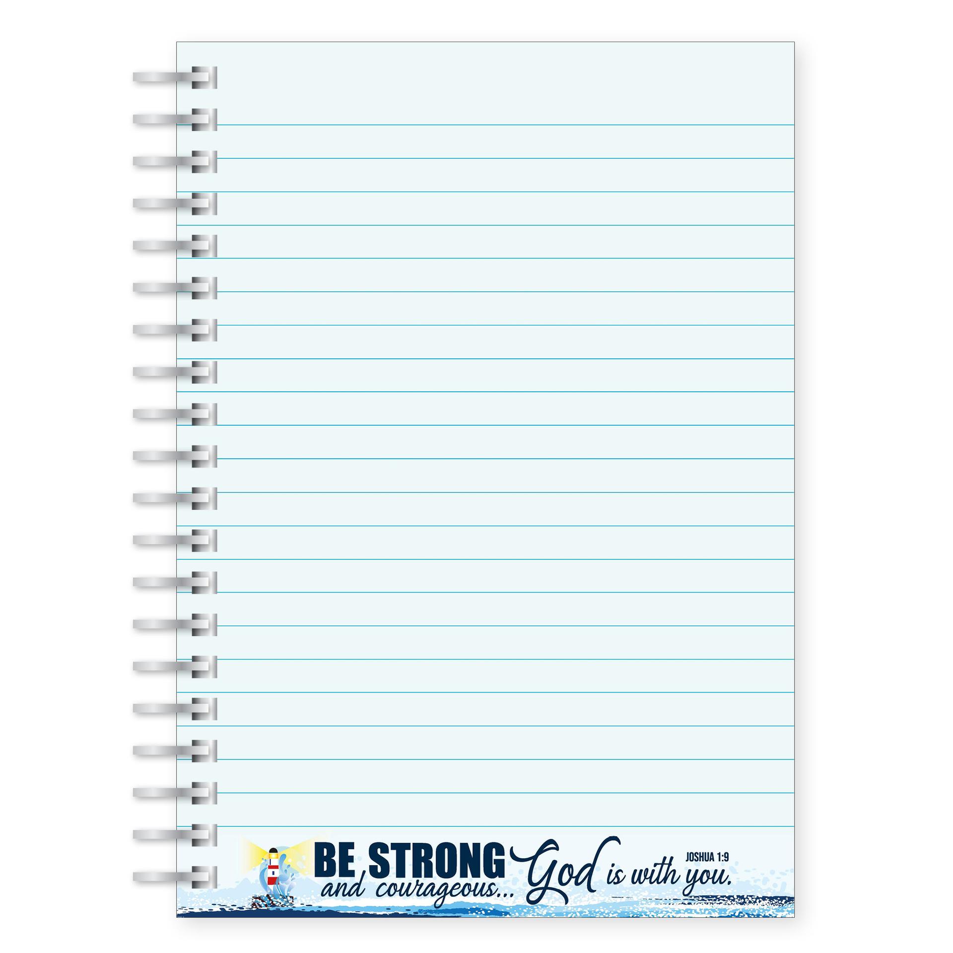 Be Strong A5 Christian Notebook