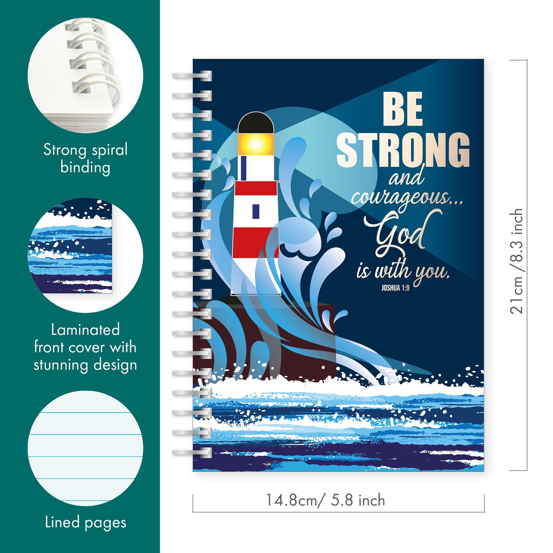 Be Strong A5 Christian Notebook