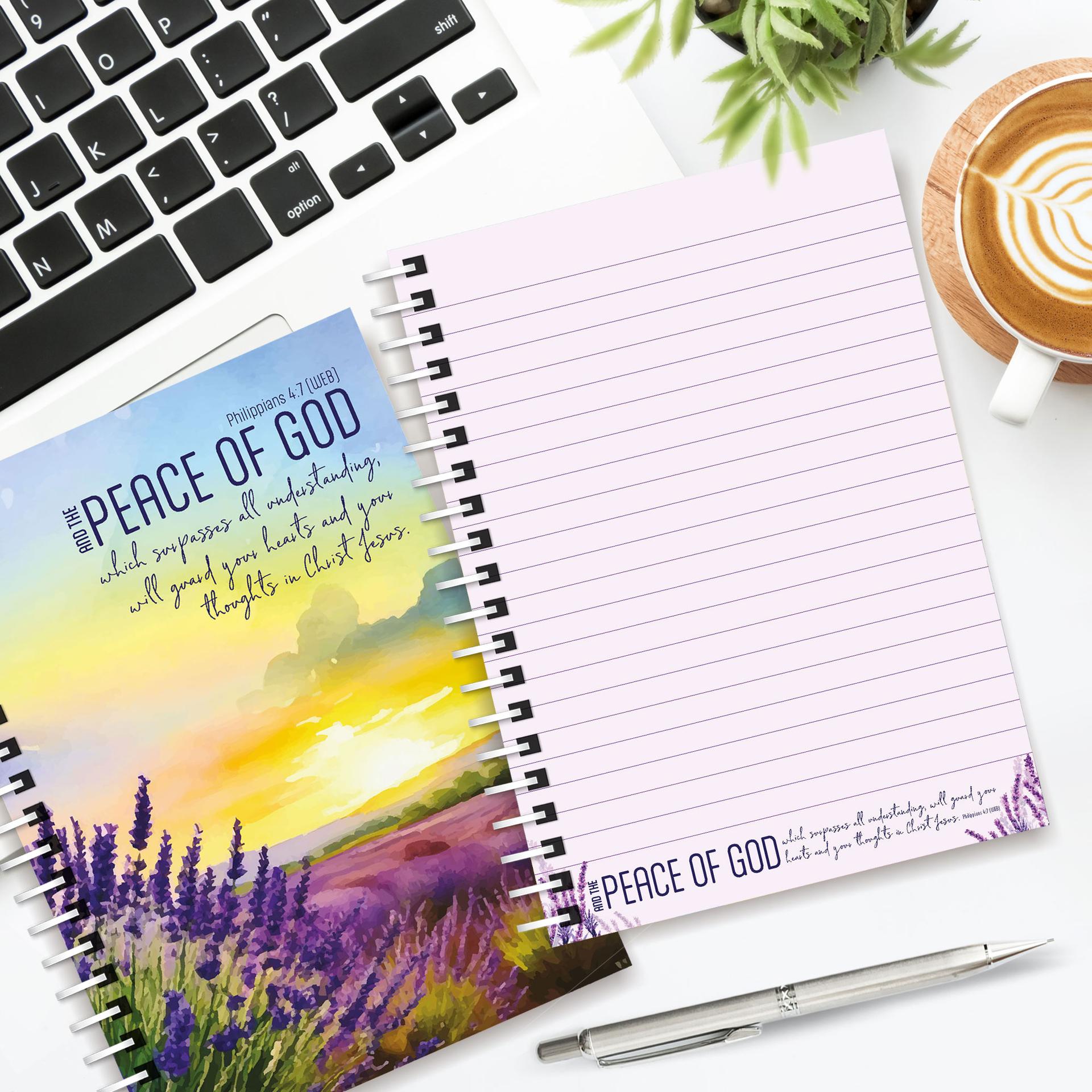 Peace of God A5 Christian Notebook