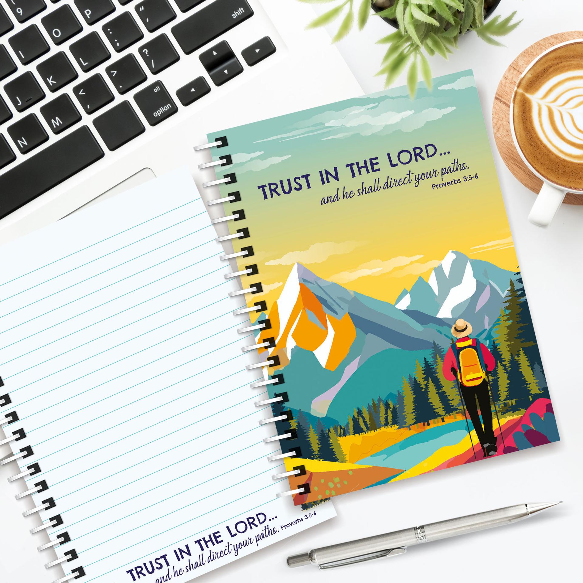 Trust in the Lord A5 Christian Notebook