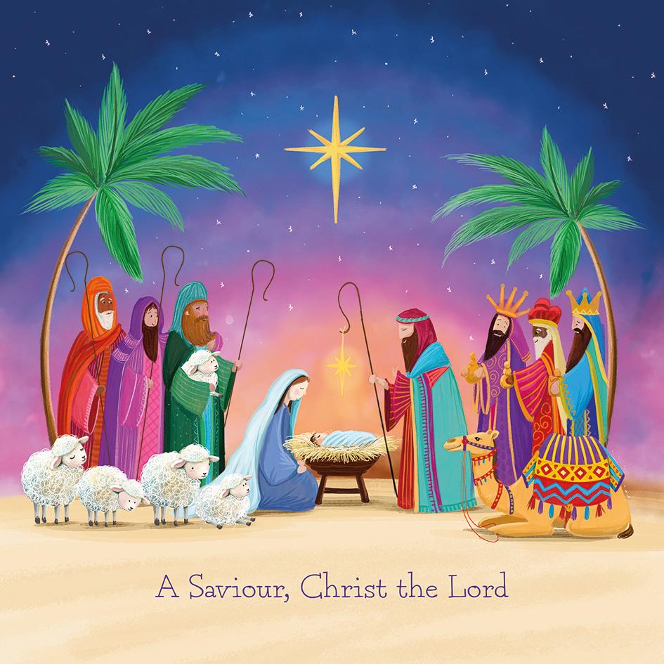 TLM - A Saviour Christmas Cards (Pack of 10)