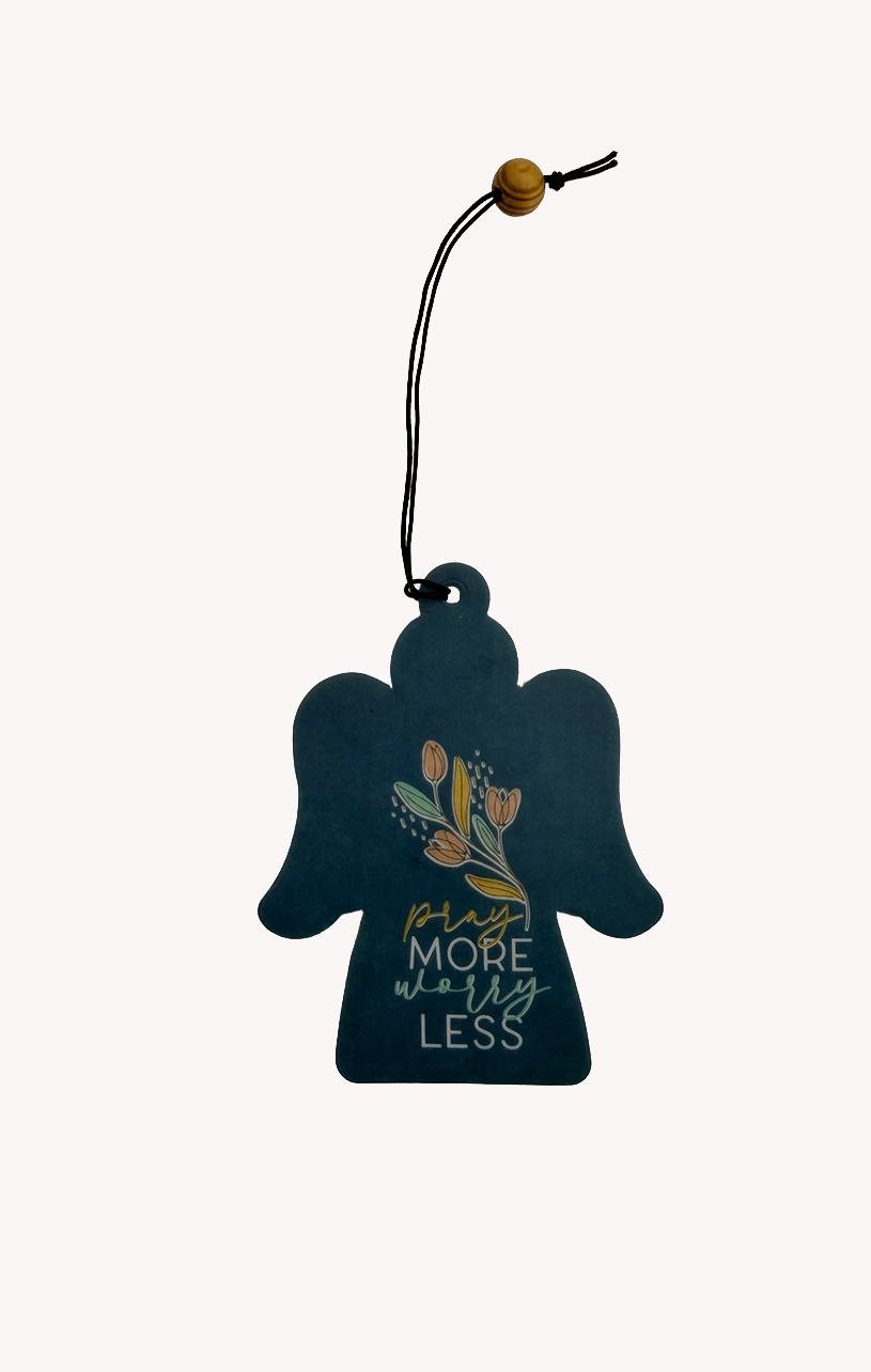 Inspirational Air Freshener - Pray More Worry Less